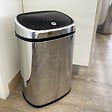 KITCHEN MOVE - Poubelle push inox CITY argent 58L - vignette