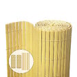 VOUNOT - Canisse PVC brise vue ultra renforce avec attaches de fixation 100x300cm beige - vignette