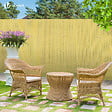 VOUNOT - Canisse PVC brise vue ultra renforce avec attaches de fixation 90x500cm beige - vignette