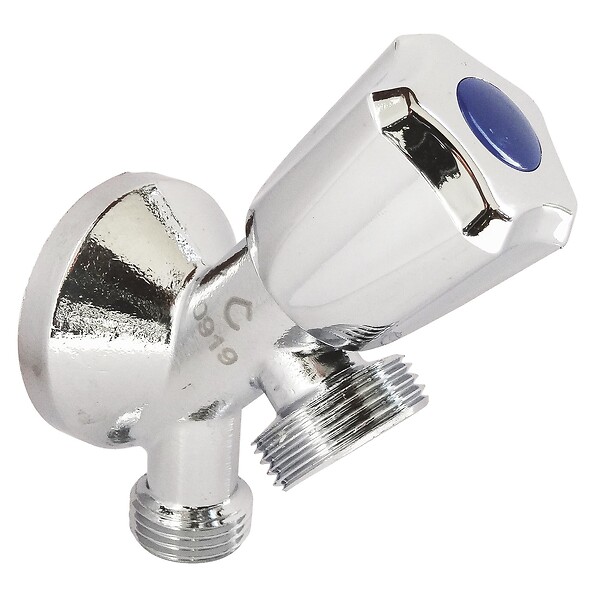SOMATHERM FOR YOU - Robinet à clapet avec applique pour machine à laver - M1/2" - Sortie M3/4 - large