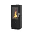 SUPRA - poêle à bois fonte 11.5kw maonie noir - FR9016180B - vignette