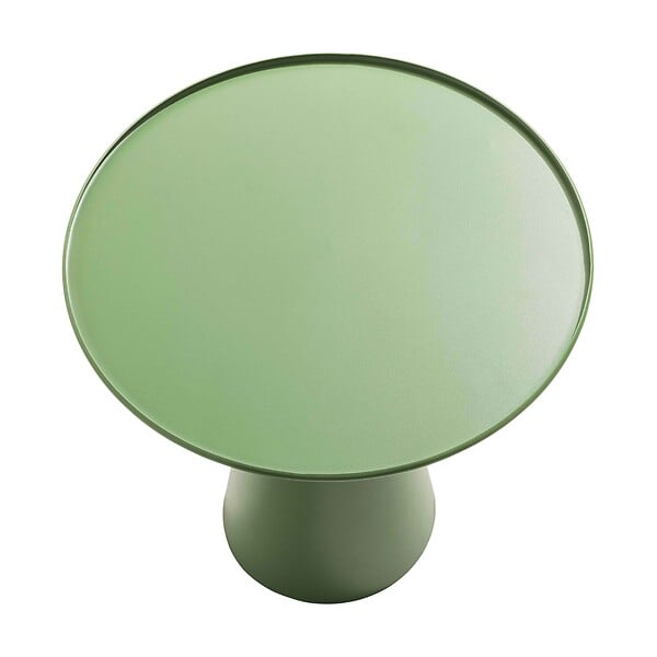 OVIALA - Table basse ronde 50 cm en acier vert cactus Gomba - Gomba - large