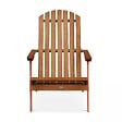 OVIALA - Fauteuil relax pliant en bois d'eucalyptus bois - Calgary - vignette