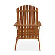 OVIALA - Fauteuil relax pliant en bois d'eucalyptus bois - Calgary - vignette