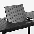 OVIALA - Ensemble table de jardin en aluminium avec 8 chaises  - Butterfly - vignette