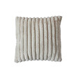 C MA DECO - Coussin aspect fourrure - Vert beige - 40x40cm - vignette