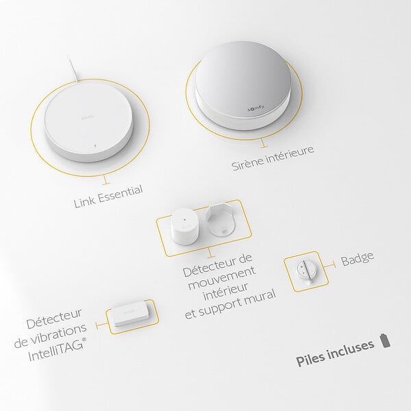 SOMFY - Kit alarme sans fil - Home Alarm Essential - 105 dB - large