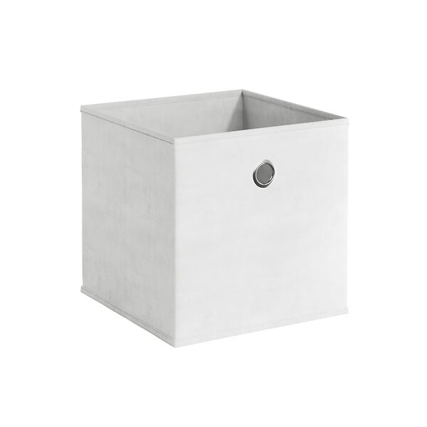 MODE DE VIE - Panier de rangement intissé - Gris nuage - L - large