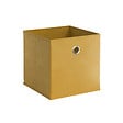 MODE DE VIE - Panier de rangement intissé - Jaune moutarde - L - vignette