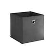 MODE DE VIE - Panier de rangement intissé - Gris anthracite - L - vignette