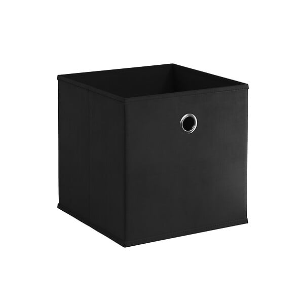 MODE DE VIE - Panier de rangement intissé - Noir - L - large