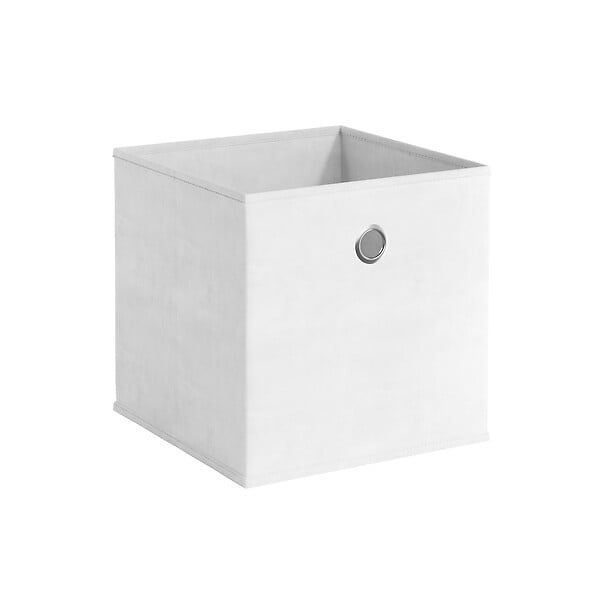 MODE DE VIE - Panier intissé - Blanc coton - L - large