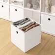 MODE DE VIE - Panier intissé - Blanc coton - L - vignette