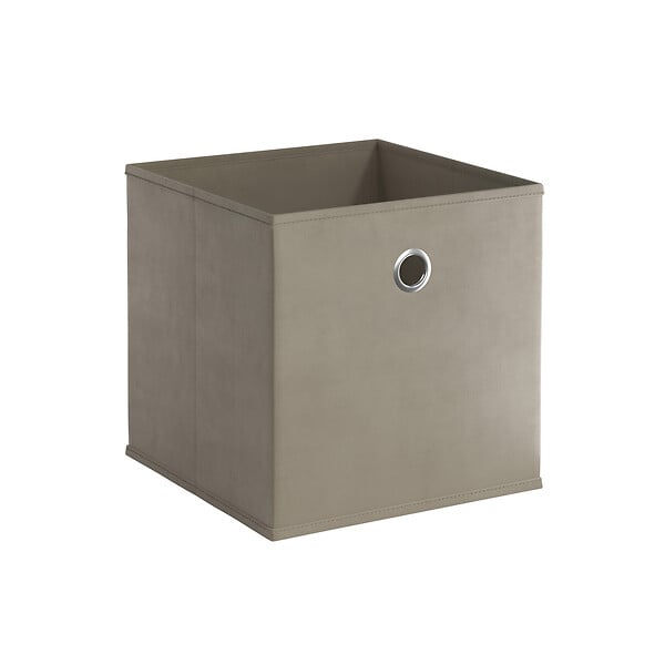 MODE DE VIE - Panier de rangement intissé - Taupe - L - large