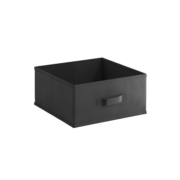 MODE DE VIE - Panier de rangement intissé - Gris anthracite - S - large