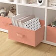 MODE DE VIE - Panier de rangement intissé - Terracotta - S - vignette