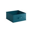 MODE DE VIE - Panier de rangement intissé - Bleu paon - S - vignette