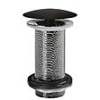 WIRQUIN - Bonde lavabo design Black Touch à écoulement libre 100 mm - WIRQUIN - vignette