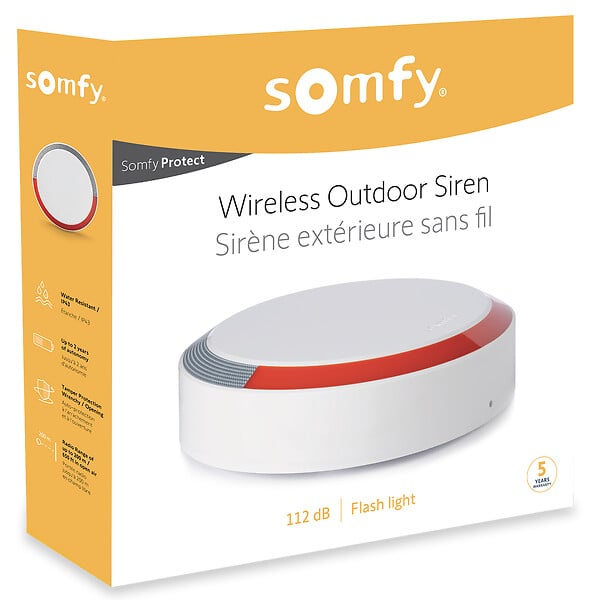 SOMFY - Somfy 2401491 - Sirène extérieure 112dB Home Alarm - large