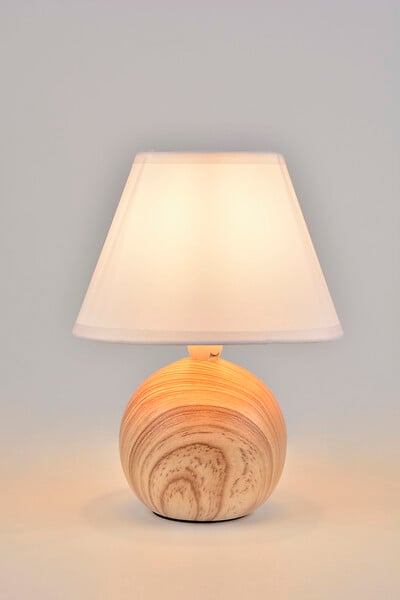 COREP - Lampe à poser céramique - Mini Lou - Blanc - E14 40W - large