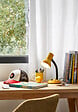 COREP - Lampe de bureau métal - Moutarde - H35cm - vignette