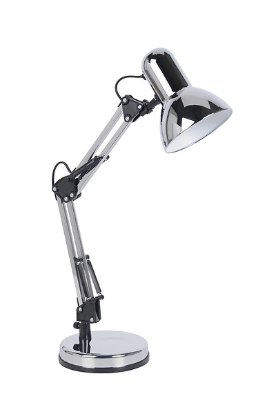 COREP - Lampe de bureau métal aluminium Flex Alu brillant H60cm - large