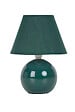 COREP - Lampe céramique vert bistro Corep MINI LOU H25,5cm. - vignette