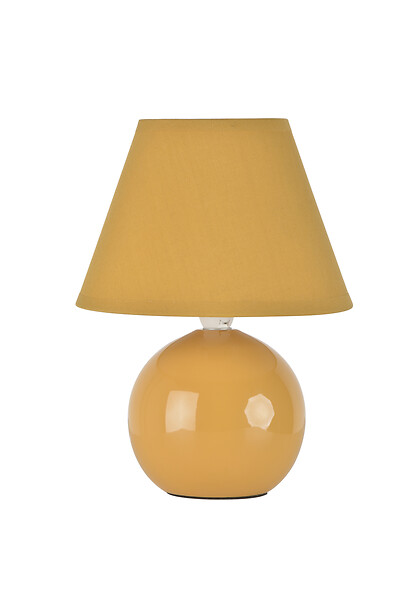 COREP - Lampe céramique moutarde Corep MINI LOU H25,5cm. - large
