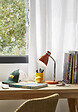 COREP - Lampe de bureau métal CALLY - Mandarine - Culot E27 15W - vignette
