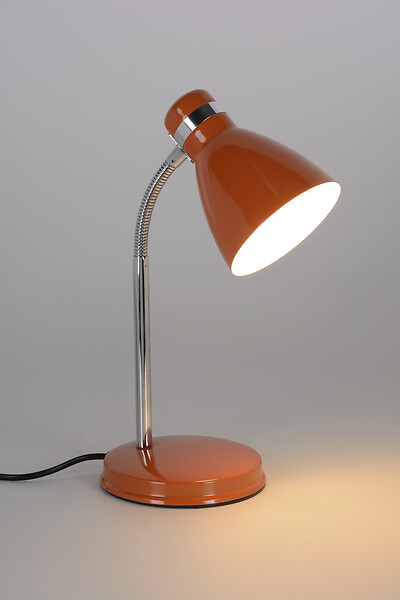 COREP - Lampe de bureau métal CALLY - Mandarine - Culot E27 15W - large