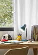 COREP - Lampe de bureau métal pétrole Corep CALLY H38cm. - vignette