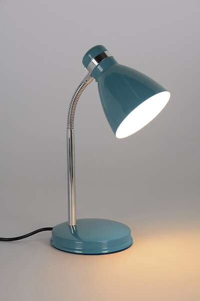 COREP - Lampe de bureau métal pétrole Corep CALLY H38cm. - large