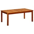 VIDAXL - vidaXL Table basse de jardin 110x60x45 cm Bois solide d'acacia - vignette