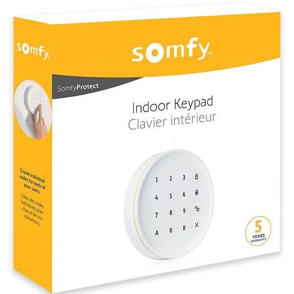 SOMFY - Somfy 1875257 - Clavier intérieur pour système d'alarme Somfy Protect - large
