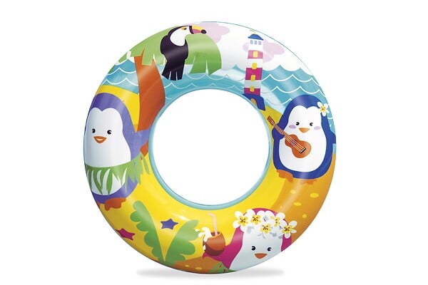 BESTWAY - Bouée ronde enfant Sea Adventures en PVC - Diam.51cm - large