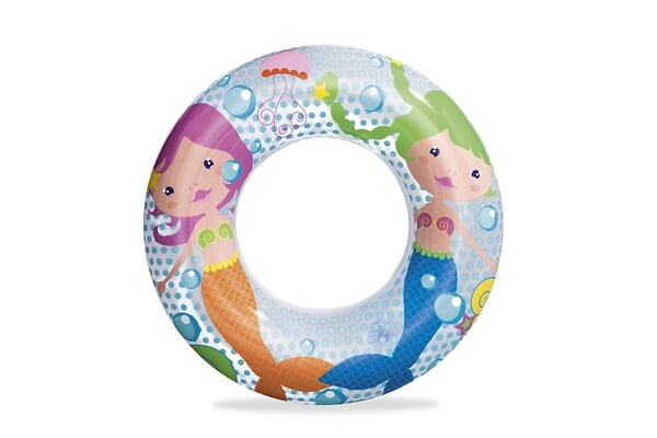BESTWAY - Bouée ronde enfant Sea Adventures en PVC - Diam.51cm - large