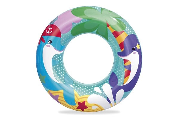 BESTWAY - Bouée ronde enfant Sea Adventures en PVC - Diam.51cm - large