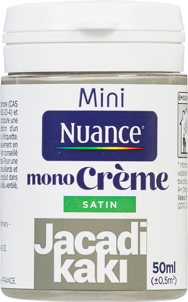 NUANCE - Testeur peinture MonoCrème - Jacadi kaki - Satin - 50ml - large