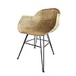 M.CEZARE - Lot de 4 chaises Valentin en rotin Cézaré d4252552 - vignette