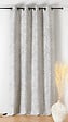 LINDER - Rideau thermique obscurcissant Bengale - Gris - L.140xH.240cm - vignette