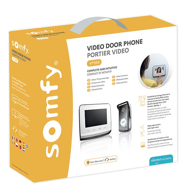 SOMFY - Kit visiophone filaire - 7 pouces - Vision nocturne - large