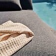 OVIALA - Bain de soleil avec coussin inclinable 5 positions gris - Havana - vignette