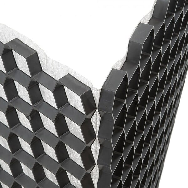 ART GARDEN - Stabilisateur de gravier 0,96 m² - Gris - 120 X 80 X 2 cm Gris - large