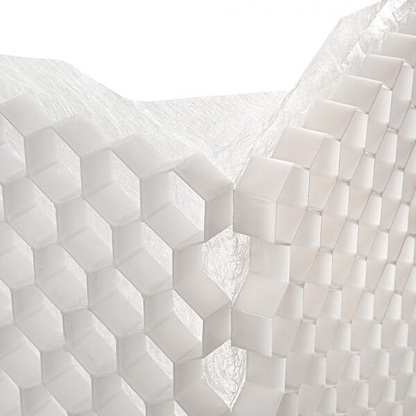 ART GARDEN - Stabilisateur de gravier 1,92 m² - Blanc - 120 X 160 X 3 cm Blanc - EASYSTAB - large