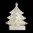 FEERIC LIGHTS & CHRISTMAS - Sujet de Noël lumineux Sapin en métal LED blanc chaud H 14.5 cm - vignette