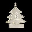 FEERIC LIGHTS & CHRISTMAS - Sujet de Noël lumineux Sapin en métal LED blanc chaud H 14.5 cm - vignette