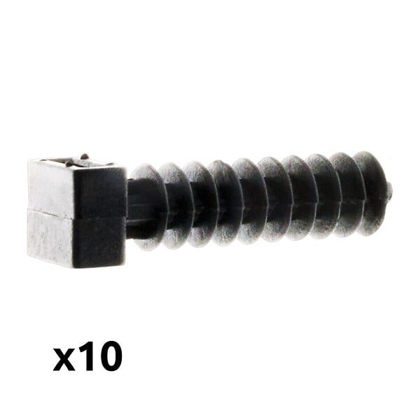 ZENITECH - Lot de 10 embases Noires pour chevilles - Zenitech - large