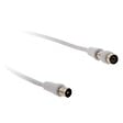 ZENITECH - Prolongateur TV mâle/mâle + adaptateur F/F 2m - Zenitech - vignette