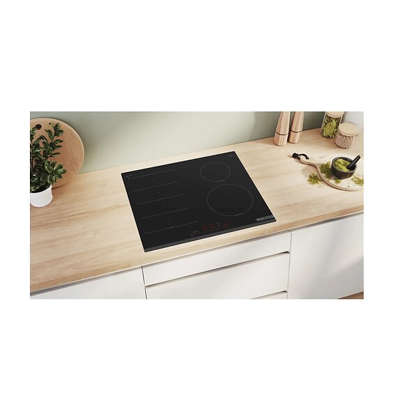 BOSCH - table de cuisson à induction 60cm 4 foyers 7400w noir - PIX631HC1E - large