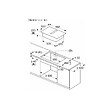 BOSCH - table de cuisson aspirante induction 60cm 4 foyers 7400w noir - PVS611B16E - vignette